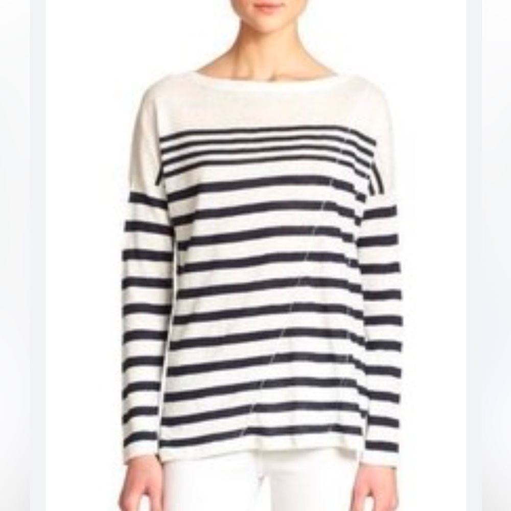 Rag & Bone Striped Crew Neck Sweater Sz XS